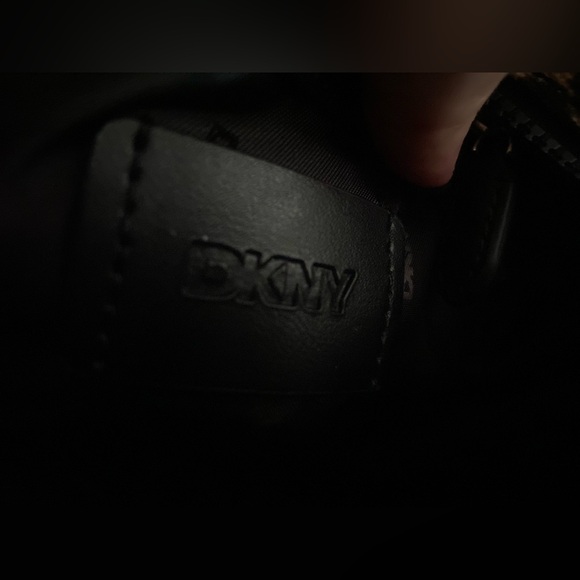 DKNY Black and Tan Leopard Crossbody Bag - Picture 10 of 14